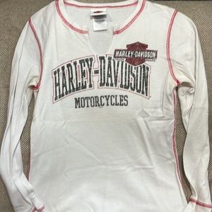 Harley Davidson women’s thermal long sleeve tee Medium